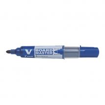 Lot De 10 Marqueurs Pour Tableau Blanc V Board Master Pointe Ogive Moyenne Bleu Pilot - Pilot