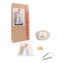 Kit Tricot Femme Gilet Mayline Beige 42/44 - Phildar