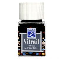 Peinture Vitrail - Lefranc Bourgeois - Grisaille - Flacon De 50ml