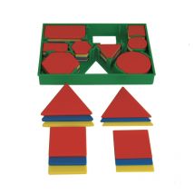 Blocs Logiques Matériel De Manipulation 60 Pièces - Oz International