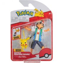Coffret Pokemon Battle Figure Sacha Et Pikachu - Pokemon - Figurine Action - Pokemon