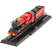 Metalearth: Harry Potter / Hogwarts Express S/ Rails 19,1x3,8x4,1cm, Maquette 3d En Métal Avec 5 Feuilles, Sur Carte 12x17cm, 14+ - Metal Earth