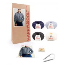 Kit Tricot Femme Pull Morgane Craie 38/40 - Phildar