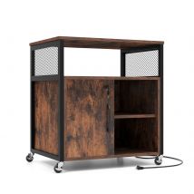 Classeur Mobile Avec Station De Charge 60 X 43,5 X 65,5 Cm - Helloshop26 Le Choix, Autrement !