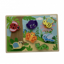 Puzzle En Bois Insectes