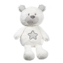 Doudou Ours En Polyester Blanc - Sauthon