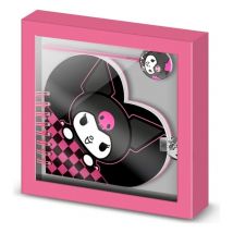Hello Kitty - Set Cadeau Carnet De Notes Hello Kitty Avec Stylo Kuromi Chess - K KARACTERMANIA