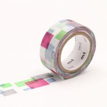 Masking Tape 1,5 Cm Double Face Color Block - MT Masking Tape