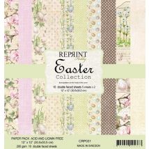 10 Papiers Scrapbooking 30 X 30 Cm Reprint Easter Scrapbooking