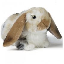 Peluche Lapin Marron Aux Oreilles Tombantes 27 Cm - Classic Animaux De La Ferme - Living Nature - Living nature
