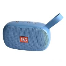 Enceinte Bluetooth Portable Style Tissé Avec Subwoofer Aux Tf Usb Fm Bleu Yonis - Yonis