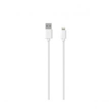 Jaym Câble Lightning Vers Usb-a 2,4a Charge Et Synchronisation Collection Pop 1,5m Blanc
