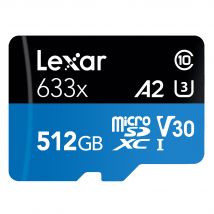 Carte Mémoire 512go Lexar High-performance 633x Microsdxc Uhs-i