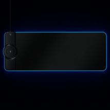 Tapis De Souris Rgb Multifonctionnel Avec Chargeur Sans Fil Et Lumières Colorées Noir Yonis - Yonis