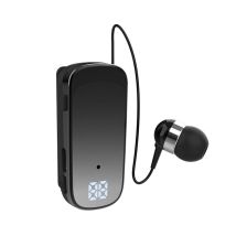 Ecouteurs Bluetooth Câble Rétractable Autonomie 20h Couleur Jaune Noir Yonis - Yonis