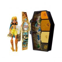 Monster High Skulltimate Secrets: Fearidescent - Poupée Cleo De Nile 25 Cm - Mattel