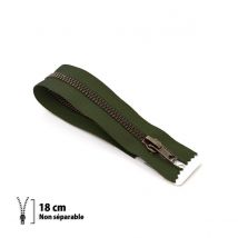 Fermeture Éclair Z14 - Laiton Non Séparable 6mm - 18 Cm - Eclair Prym