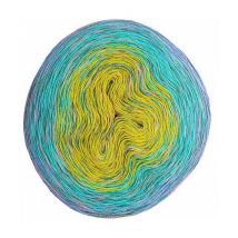 Creative Cotton Dégradé Print - Châle Et Étole - Rico Design 03 Bleu