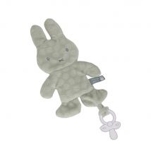 Doudou Attache Tétine Miffy - Flower Vert - Pioupiou et Merveilles