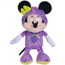 Peluche Disney Minnie Grenouillere Raisin Violet 33 Cm - Nicotoy - Peluche Licence - Nicotoy