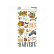 Chipboard Country Harvest Simple Stories - Simple Stories