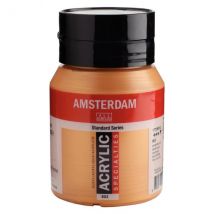 Pot Peinture Acrylique 500ml Amsterdam Or Foncé