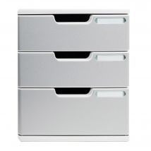 Module De Classement Modulo Office 3 Tiroirs Fermés - Granit - Exacompta