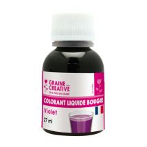 Colorant Liquide Pour Bougie 27 Ml Violet - Graine Creative