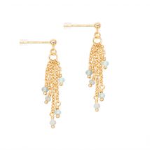 Boucles D'Oreilles Bianca En Pierres Apatite - SLOYA