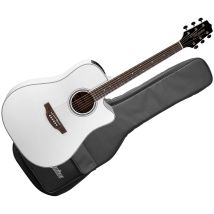 Gd37ce Pw Pearl White Takamine
