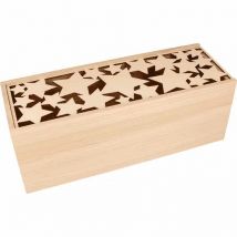 Boite De Rangement - 33x12x12 Cm - Bois - Artemio