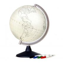 Globe Terrestre Blanc À Colorier Ø 30 Cm - Tecnodidattica