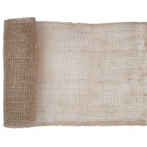 Chemin De Table Jute Foncé (5 M) - Annikids