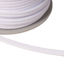 Double Cordon 9mm Blanc Au Mètre - My mercerie