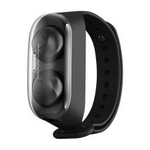 Ecouteurs Bluetooth 5.0 Sans Fil Design Poignet Léger Autonomie 80h Vert Noir Yonis - Yonis