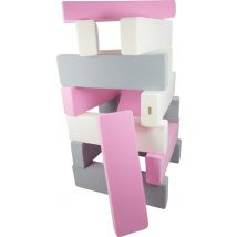 Jeux D'Assemblage Null Blanc, Rose Et Gris - Velinda