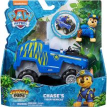 Coffret Pat Patrouille Jungle Pups : Tout Terrain + Chase - Vehicule Transformable - Figurine Chien - Paw Patrol - Spin Master - Pat Patrouille