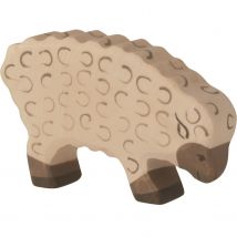 Figurine Holtztiger Mouton Mangeant
