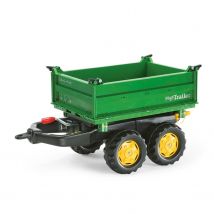 Rollymega Trailer, John Deere Vert - Rolly Toys