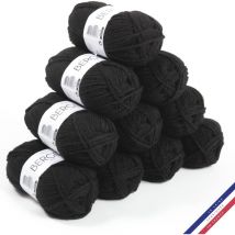 10 Pelotes De Laine - Toucan - 100% Acrylique - Bergère De France - Barisienne 7 - Bergere De France