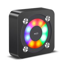 Enceinte Bluetooth Portableavec Micro Intégré Lumière Et Carte Tf 10m Noir Yonis - Yonis