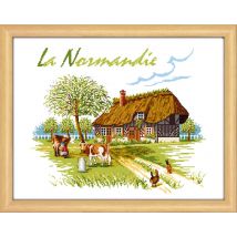 Kit À Broder Point De Croix La Normandie - LUC
