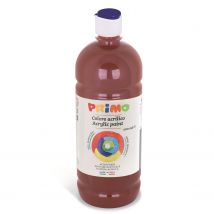 Flacon Peinture Acrylique 1000 Ml Bouchon Flux Control Sienne Brulé 730 Primo - Primo
