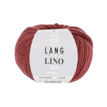 Pelote De Lin À Tricoter Lino - Lang Yarns 60 Rouge - LangYarns