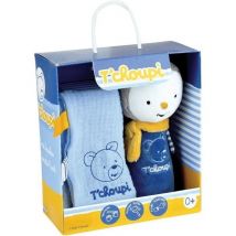 T'Choupi Baby Coffret Naissance Avec Doudou Et Peluche Hochet +/- 25 Cm - Idéal Pour Un Cadeau De Naissance. - Jemini