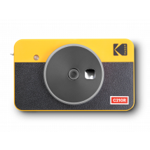 Kodak Mini Shot Combo 2 Retro C210r - Appareil Photo Instantané (format 5,3 X 8,6 Cm - 2,1 X 3,4 '', Écran Lcd 1,7'', Bluetooth) 8 Photos Incluses - 