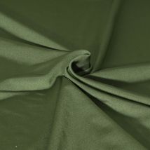 Tissu Stretch Dynalis Uni Vert Kaki - Craftine
