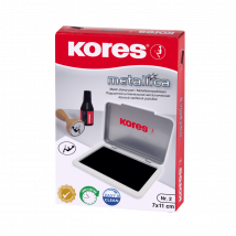 Encreur Pour Tampon - Recharge Pour Tampon - Vert Métallisé - 7x11 Cm - Kores Scrapbooking