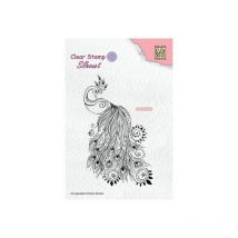Tampon Transparent Scrapbooking Nellie's Choice Paon 44 - Nellie's Choice