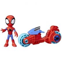 Figurine Spidey Avec Moto, Jouet Préscolaire Pour Filles Et Garçons, Marvel Spidey Et Ses Amis Extraordinaires, A Partir De 3 ans - Hasbro